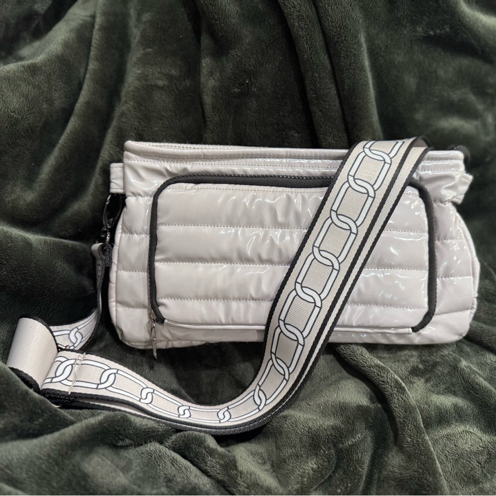 THINK ROYLN Silver Crossbody Bag